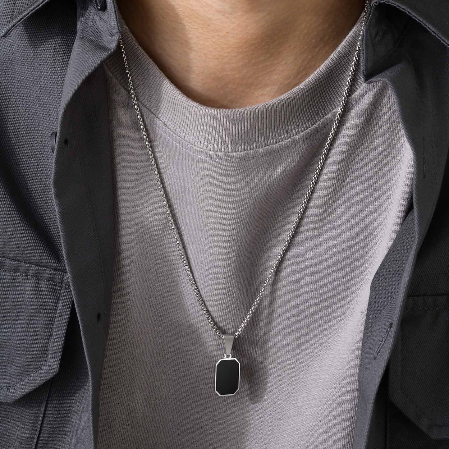 Jose Steel Necklace
