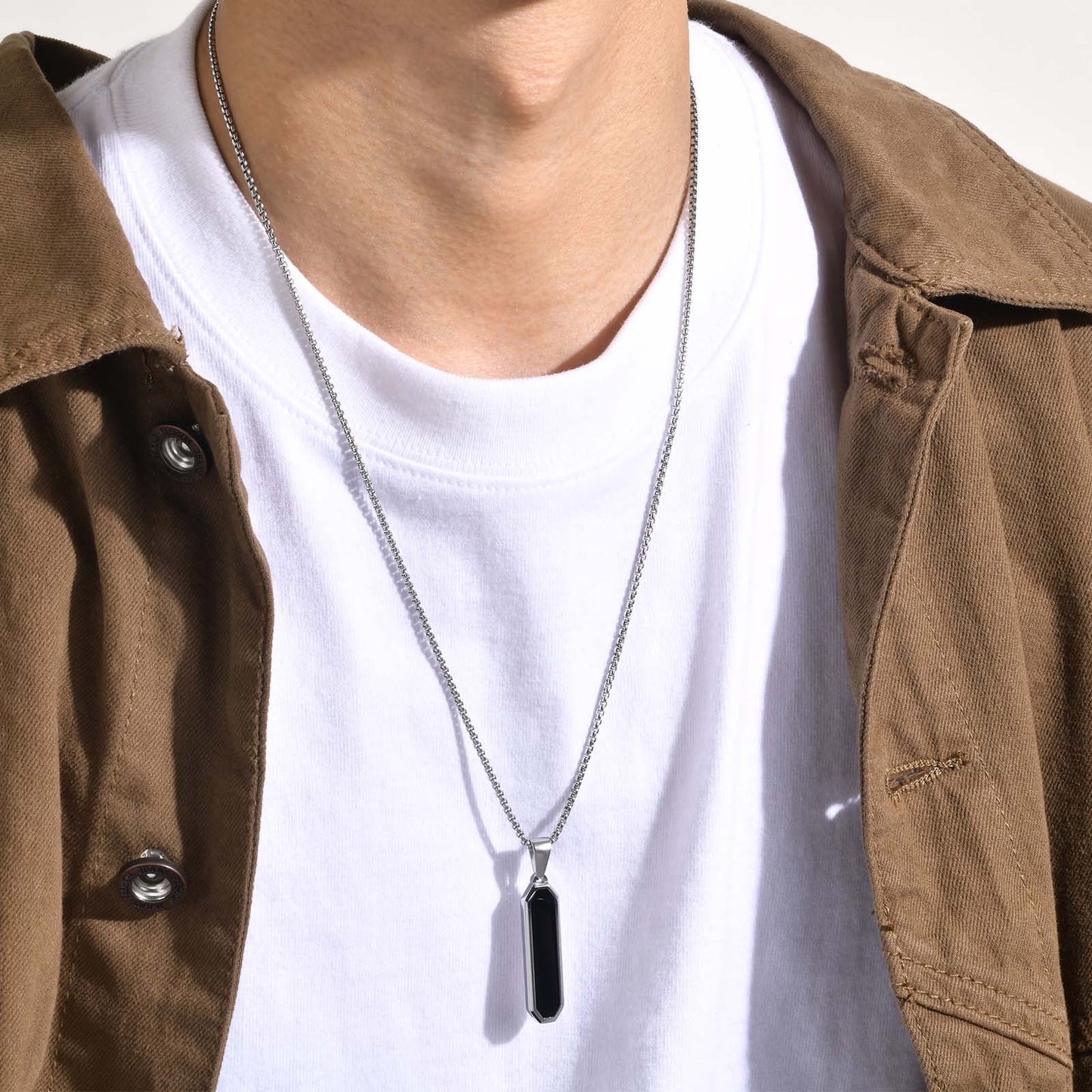 Leo steel Necklace