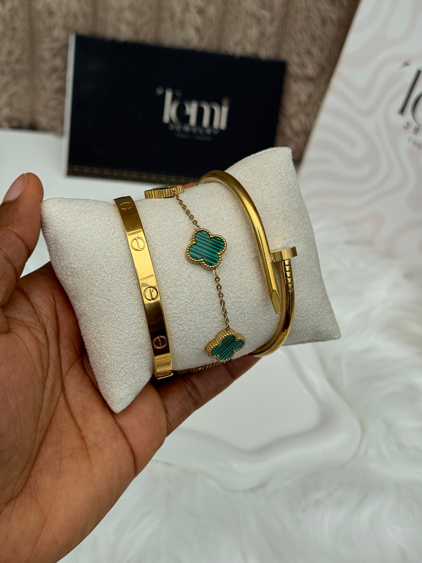 Luxe bracelet stack