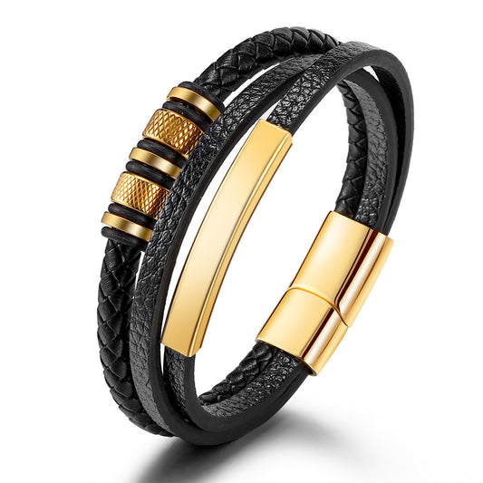 Fern Leather Bracelet