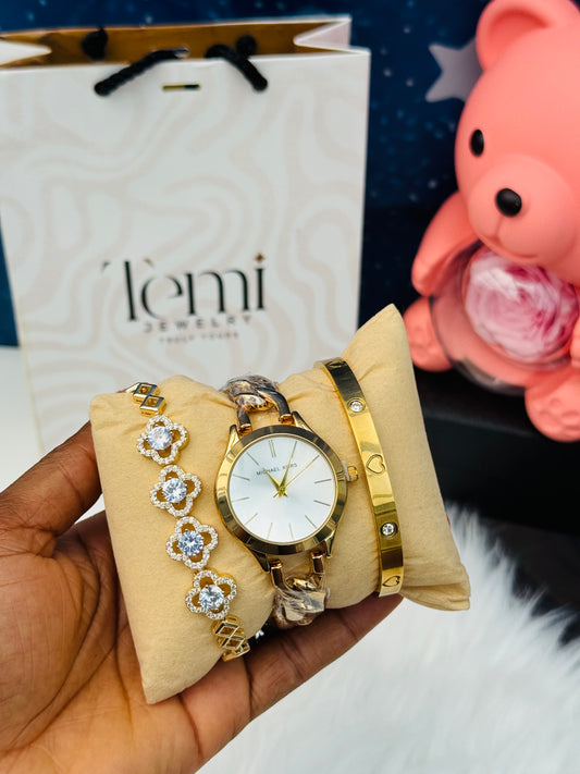 Female Watch and bracelet set