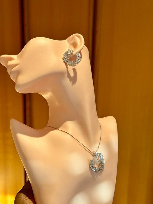 Sharon zirconia necklace